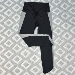 ⭐️Lululemon Retreat 7/8 Pants in Black / Heathered Slate [1011]